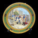 Napoleon Receiving the Queen of Prussia at Tilsit Sevres Style Plate - Glen Manor Galleries