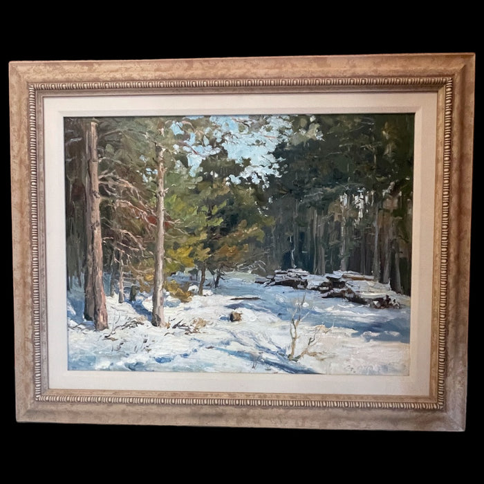 Canadian Oil Painting on Masonite by Guttorn Otto- Glen Manor Galleries 