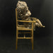 Bronze Statue of a Child Is High Chair - Glen Manor Galleries 