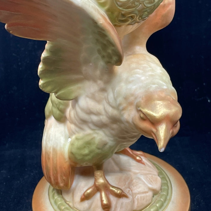 Royal Worcester Bird with Potpourri Lidded Box - Glen manor Galleries 