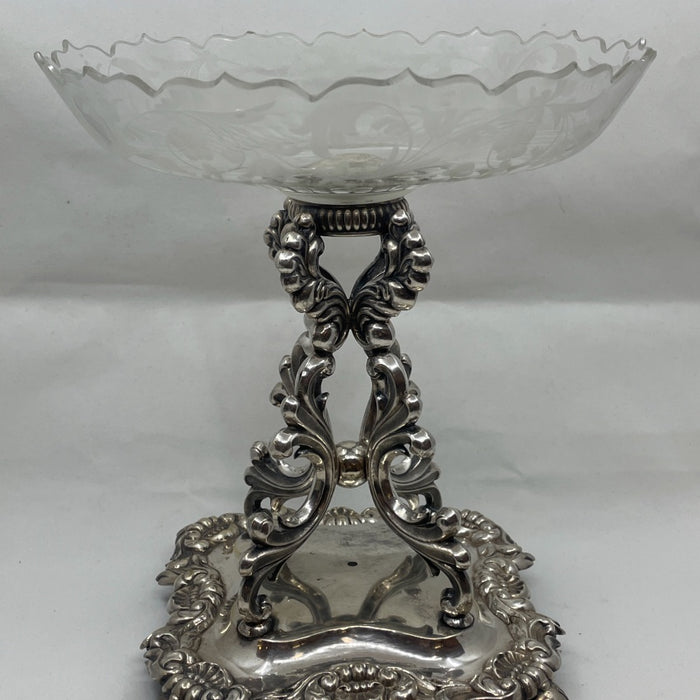 French Continental Silver Tazza or Comport