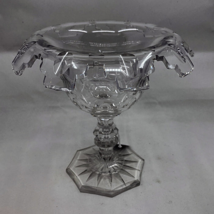 Pair of Cut Crystal Comports - Glen Manor Galleries 