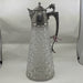 Silver Plated Topped & Cut Crystal  Wine Ewer - Glen manor Galleries 
