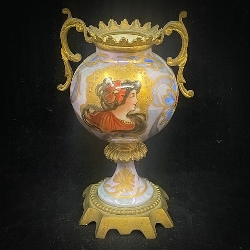 Brass Mounted Serves Vase - Glen Manor Galleries 