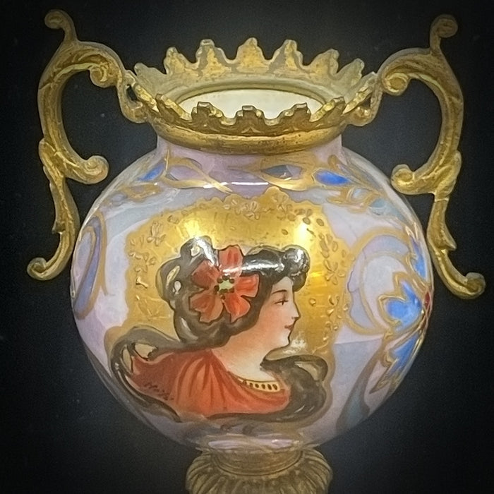 Brass Mounted Serves Vase - Glen Manor Galleries 