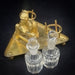 French Gilt Metal Figural  Perfume Cruet Stand - Glen Manor Galleries 