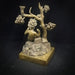 19th Century of Bronze Figurine of a Man Reading a book under a tree - Glen Manor Galleries