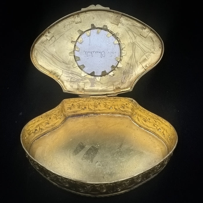 Bronze and Gilt French Kidney Shaped Jewelry Box - Glen Manor Galleries