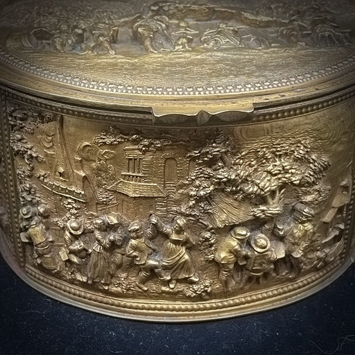 Large French Bronze 19th Century Jewelry Box - Glen Manor Galleries 