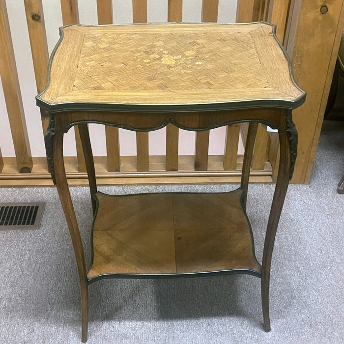 French Two Tier Occasional Table - Glen Manor Galleries