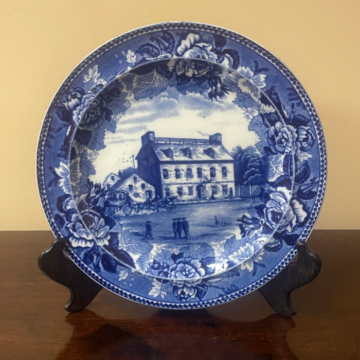 Wedgwood Flow Blue Plate - Glen Manor Galleries