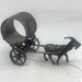 Donkey Pulling Cart Silver Plated Figural Napkin Ring - Glen Manor Galleries 