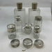 Selection of Sterling Silver Topped Crystal Perfume Bottles - Glen Manor Galleries