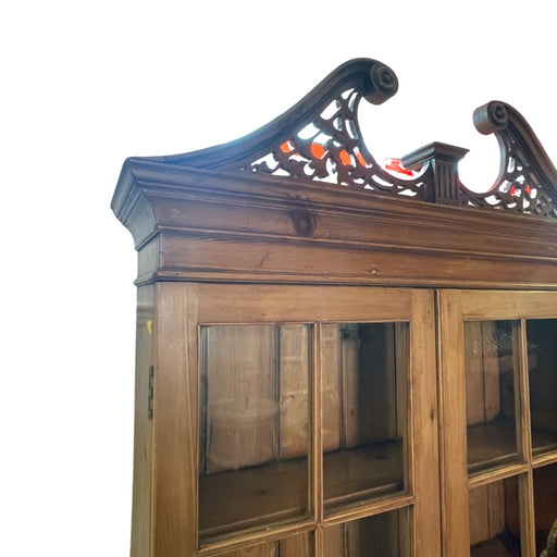 English Pine Georgian Style Secretary Bookcase - Glen Manor Galleries