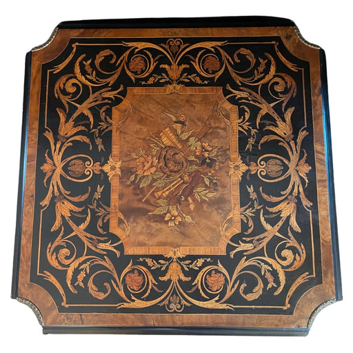 French Bronze Mounted 4 Drop Leaf Table - Glen Manor Galleries