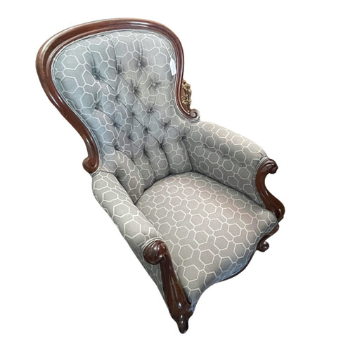 Victorian Mahogany Gentleman's Chair - Glean Manor Galleries 