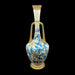 Royal Worcester Blue Bamboo Vase - Glen Manor Galleries 