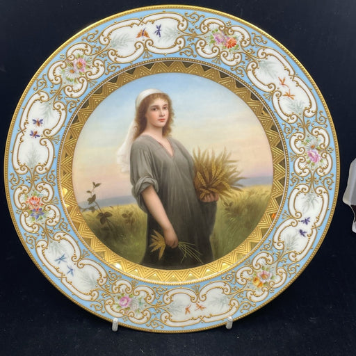 Dresden Hand Painted Plate
