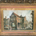 Watercolour by Paul Bradden Called the Market at Shrewsbury 1820 - Glen Manor Galleries